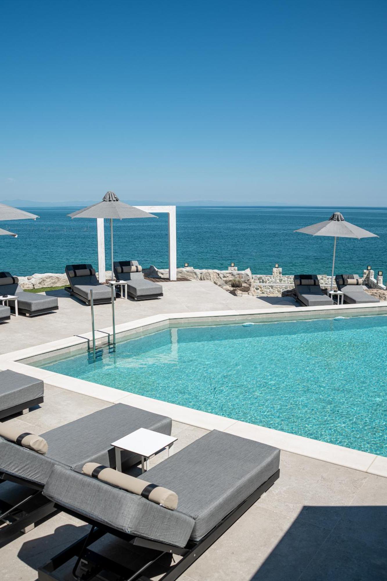 Akrotiri Olympus Luxury Suites - Adults Only 플라카 리토코로우 외부 사진
